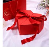 Boîte Cadeau Luxe Rouge - Coffret Élégant pour Cadeau