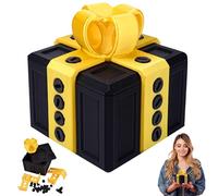 BoîTe Cadeau Really Annoying Avec Rangement Torsadé Et Couleurs Assorties, Imprimé 3d Really Annoying Avec Vis, Coffret Cadeau Farce, BoîTe Cadeau Fantaisie, DéCoration De Bureau Amusante (noir)