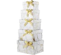 Boîte cadeau rectangulaire Boîte de rangement avec couvercle Set de 5 8 couleurs