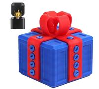 Boîte cadeau surprise « doigt d'honneur », boîte cadeau farceuse - Défi hilarant avec vis et surprise « doigt d'honneur », décoration de table interactive avec gag surprise pour Noël (I)