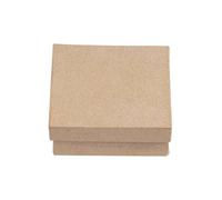 Boite carrée 10x10x3,5cm - Kraft