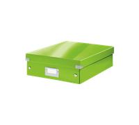 Boîte carton compartimentée multi usages avec couvercle - Vert