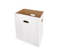 Boîte carton réutilisable HSM I 1 pièce I Robuste I Déchets de broyage | Réutilisable I Poignées sur les deux côtés I Made in Germany I pour destructeurs HSM SECURIO B35