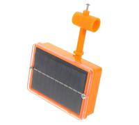 Boîte Chant Oiseaux Solaire 120 Décibels 40 W pour Jardin et Pelouse | Plastique Orange, Fonctionne Pluie, Alimentation 1200 Ma, pour Moineaux et Gestionnaires