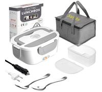 Boîte Chauffante Repas - Lunch Box Électrique 3 en 1 - 1.5L - 12V/24V/220V - Étanche et Pratique