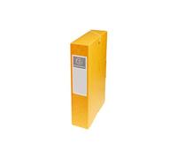 Boîte classement exacompta exabox carte lustrée 7/10e a4+ 25x33cm dos 6cm coloris jaune