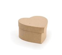 Boîte Coeur à décorer - 9 x 8 x 5 cm