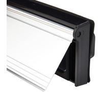 Boîte-coffret argentée 295 mm x 75 mm - Dimensions extérieures (dimensions intérieures 279 mm x 45 mm)