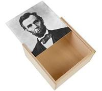 Boite Coffret en Bois - Fabulous - Abraham Lincoln Etats Unis President (11 x 11 x 3,5 cm) Multicolore G