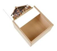 Boite Coffret en Bois - Fabulous - Creche Naissance de Jesus Noel Rois Mages Bible (11 x 11 x 3,5 cm) Multicolore G