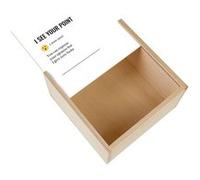 Boite Coffret en Bois - Fabulous - I See Your Point (11 x 11 x 3,5 cm) Multicolore G