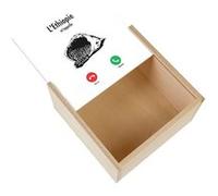 Boite Coffret en Bois - Fabulous - L'Ethiopie M'Appelle Café (11 x 11 x 3,5 cm) Multicolore G