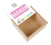 Boite Coffret en Bois - Fabulous - Ma Maman D'Amour (11 x 11 x 3,5 cm) Multicolore G