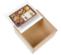 Boite Coffret en Bois - Fabulous - Makunouchi Bento Box Cuisine Japonaise (11 x 11 x 3,5 cm) Multicolore G