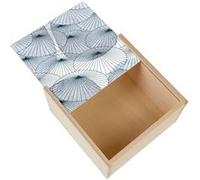 Boite Coffret en Bois - Fabulous - Parapluies Style Japonais (11 x 11 x 3,5 cm) Multicolore G