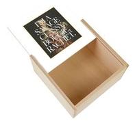 Boite Coffret en Bois - Fabulous - Savage Classy Bougie Rachet (11 x 11 x 3,5 cm) Multicolore G