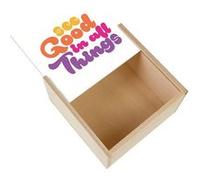 Boite Coffret en Bois - Fabulous - See Good in All Things (11 x 11 x 3,5 cm) Multicolore G