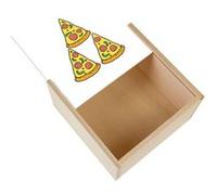 Boite Coffret en Bois - Fabulous - Tri Pizza Triforce Zelda (11 x 11 x 3,5 cm) Multicolore G