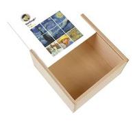 Boite Coffret en Bois - Fabulous - Van Gogh Instagram (11 x 11 x 3,5 cm) Multicolore G