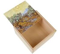 Boite Coffret en Bois - Fabulous - Vincent Van Gogh Oliviers (11 x 11 x 3,5 cm) Multicolore G