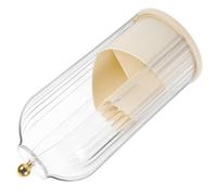 Boîte Cosmétique Rotative Compartimentée Transparente avec Couvercle | Plastique, Grosse Capacité, Bords Lisses et Prise en Main Confortable