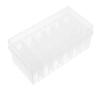 Boîte Cryogénique en Plastique avec Couvercle, 24 Puits pour Tubes 1,8ml | Rangement Compact sur Paillasse, Empilable, Compatible Congélateurs Ultra-basses Températures, Usage Laboratoire