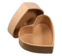 Boîte Cœur Papier Kraft pour Chocolats et Bonbons, Présent Fête | Design Cœur Khaki, Usage DIY Créatif, Finition Décorative, pour Occasions Spéciales et Fête des Mères
