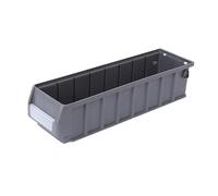 Boîte d ' atelier portable avec sections, E2 Gray | Couvercle transparent avec compartiments réglables et disposition flexible des grilles pour une organisation facile