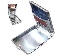 Boîte d'allumettes Mini boîte d'allumettes en acier inoxydable avec plaque de Friction porte-allumette en argent étanche Mini cachette Portable pour le stockage #1