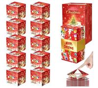 Boîte d'Anniversaire Pop Open Enveloppe Pliante à Billets de Noël | Boîtes à Billets Pop-Up Pliantes pour Noël, anniversaire, remise de diplôme, crémaillère, Saint-Valentin, fêtes de fin