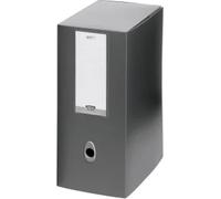 Boîte d'archivage grise Leonardi A4, 35,5 x 25,5 cm - 12 cm de profondeur