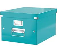 Boîte d'archives moyenne Leitz CLICK & STORE WOW, bleu glacier