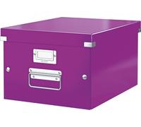 Boîte d'archives moyenne Leitz CLICK & STORE WOW, violet