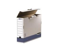 Fellowes Boîte d'archives en carton Bankers Box dos 10 cm bleue