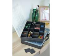 Boîte avec 8 compartiments fixes et 12 séparateurs