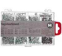 Boîte d'assortiment Meister - 947140 - Pratique - Pour Petites Pièces Telles que les Pointes Métalliques, Clous et Chevilles Pré-Triées - Pour la Maison et l'Atelier