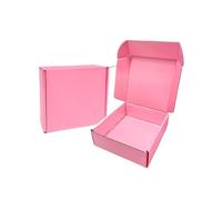 Boîte d'avion extra rigide 3 pièces pour Mariages,Anniversaires | Perruque de chemise de cosmétiques, cadeau de fête de mariage, emballage de vêtements pliants en papier(Color1,25x20x7cm)