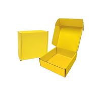Boîte d'avion extra rigide 5 pièces pour Mariages,Anniversaires | Cosmétiques chemise perruque cadeau fête de mariage papier vêtements pliants(Color10,15x15x5cm 5pcs)
