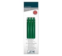 Boîte de 10 crayons de maçon, profil ovale, encre résistante, idéal pour le marquage sur les surfaces dures et les travaux de construction.