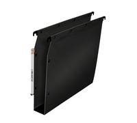 Boite de 10 dossier suspendu armoire Elba PP Ultimate A4 fond 50mm capacité 550 feuilles couverture polypro noir