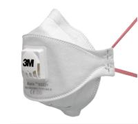 Boîte de 10 masques pliables jetables série Aura™ 9332+ FFP3 NR D avec soupape 3M 7100101249