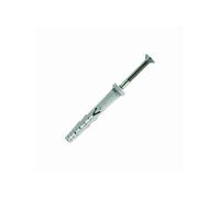 Boite de 100 chevilles à frapper nylon - Tête plate - Ø 8 mm x 45 mm - YZP8045