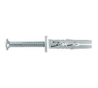 Spit Chevilles nylon à frapper Hit M à collerette plate inox A2 6 x 32 mm x100