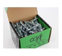 Boîte de 100 chevilles métalliques Placo à expansion avec vis de 5x52 mm