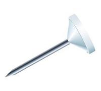 Boîte de 100 épingles à tête plate 5mm Blanc Blanc G
