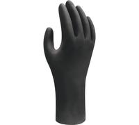 Boîte de 100 gants jetables nitriles EBT noir TXL/10 SHOWA 6112PFXL