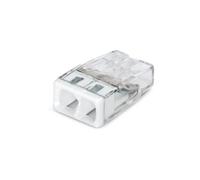 Boite de 100 mini bornes de connexion automatique 2 entrées S2273