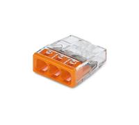 Boite de 100 mini bornes de connexion automatique 3 entrées S2273