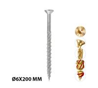 Boite de 100 Vis à tête fraisée TX Ø6x200 mm KLIMAS