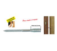 Boîte de 100 Vis top roc bois ING FIXATIONS - 6x60 mm - Fil.22 mm + chevilles - A430000